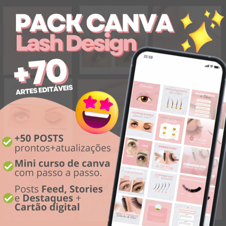 Pack de Lash Design | Extensão de Cílios thumbnail