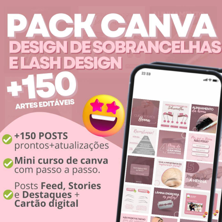 Pack de Design de sobrancelhas e Lash Design thumbnail