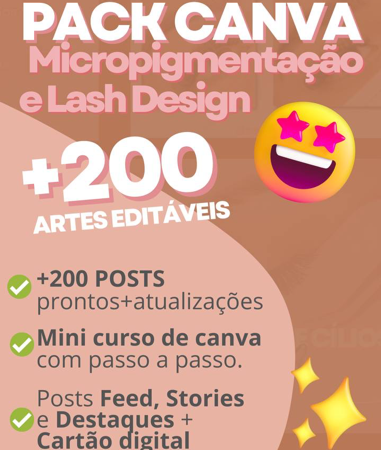Pack de Micropigmentação e lash design thumbnail