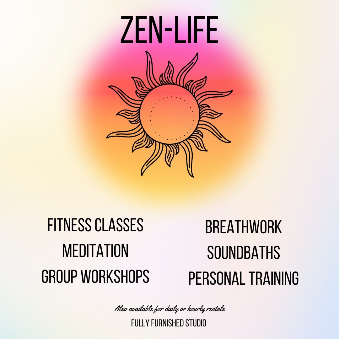 🎉 Looking for the perfect space to host your class, event, or workshop? 🎉
At Zen Life Studio Tustin, we offer an afforda