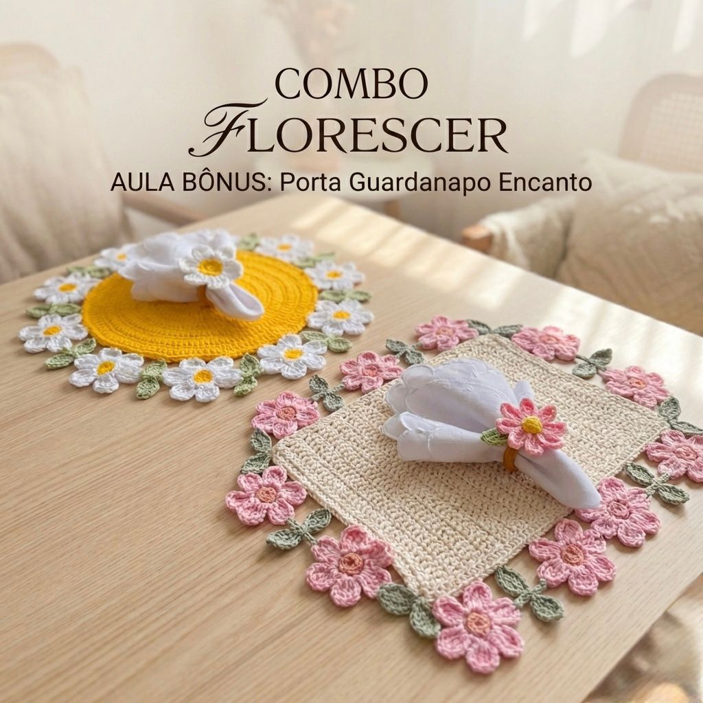 Combo Florescer: Coleção Completa de Mesa Posta (+ Aula Bônus) - Sônia Mendonça | Hotmart thumbnail