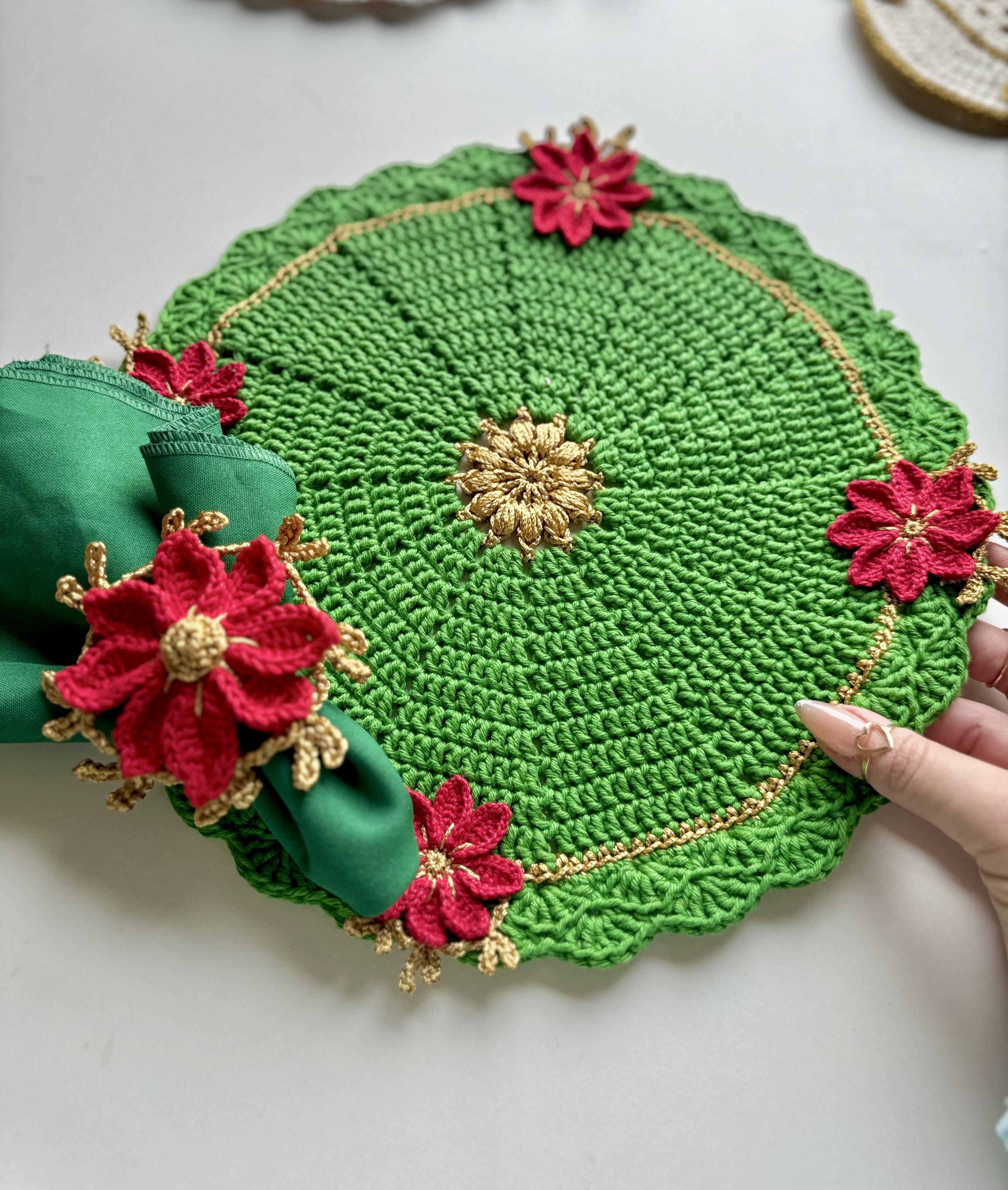 Americano + Porta Guardanapo Flor de Natal thumbnail