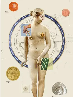 Inspired by the only woman in The School of Athens (Raphael’s fresco). This collage is an ode to Hypatia, and a meditati