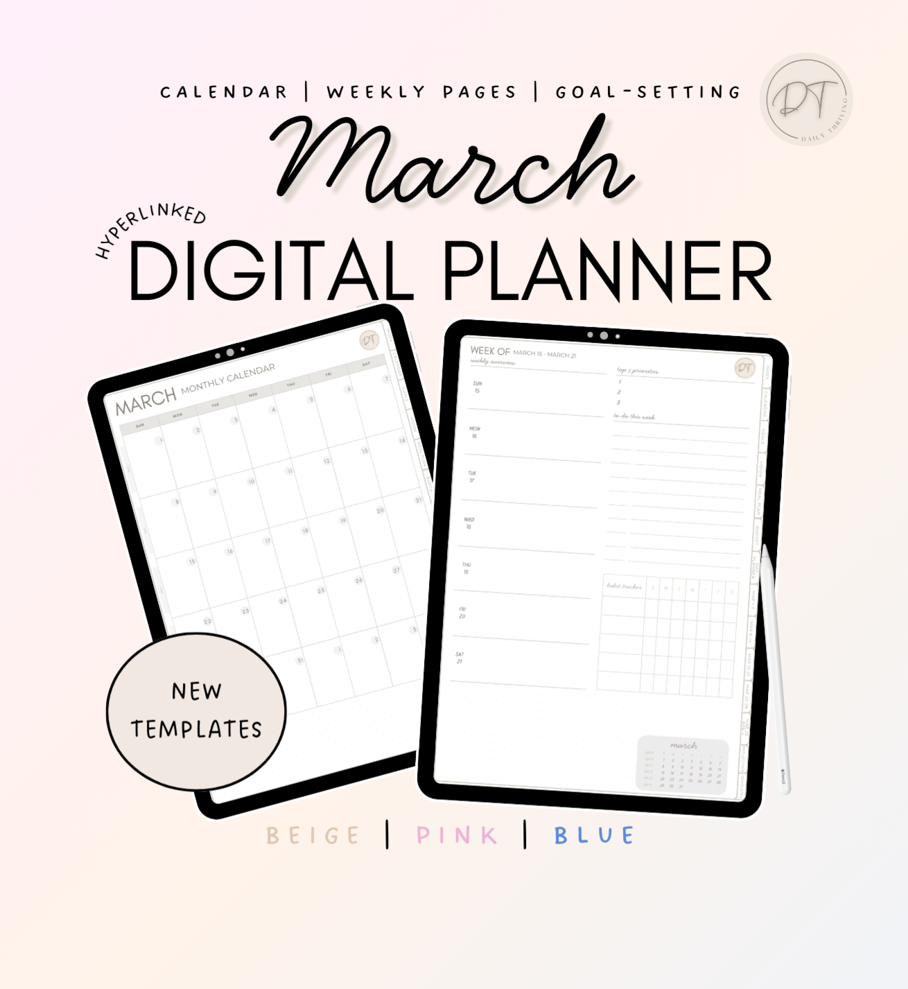 March Digital Planner thumbnail