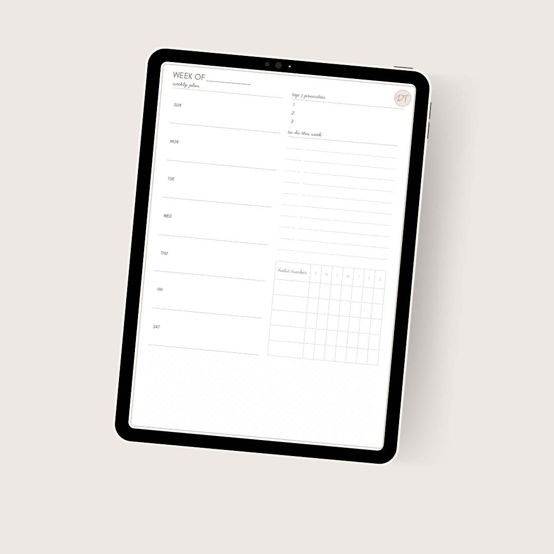 FREE Weekly Planner thumbnail
