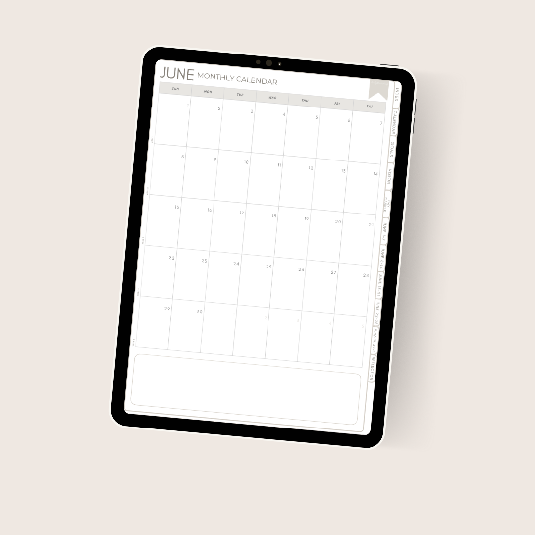 FREE June Planner thumbnail