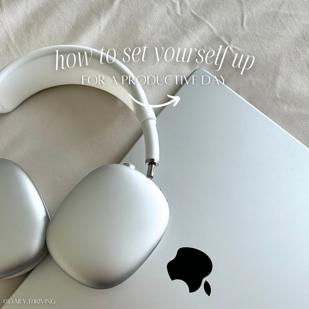 how to set yourself up for a productive day 💻🤍 these are 5 tips i have for you!
•
•
•
#productivity #productivitytips #h