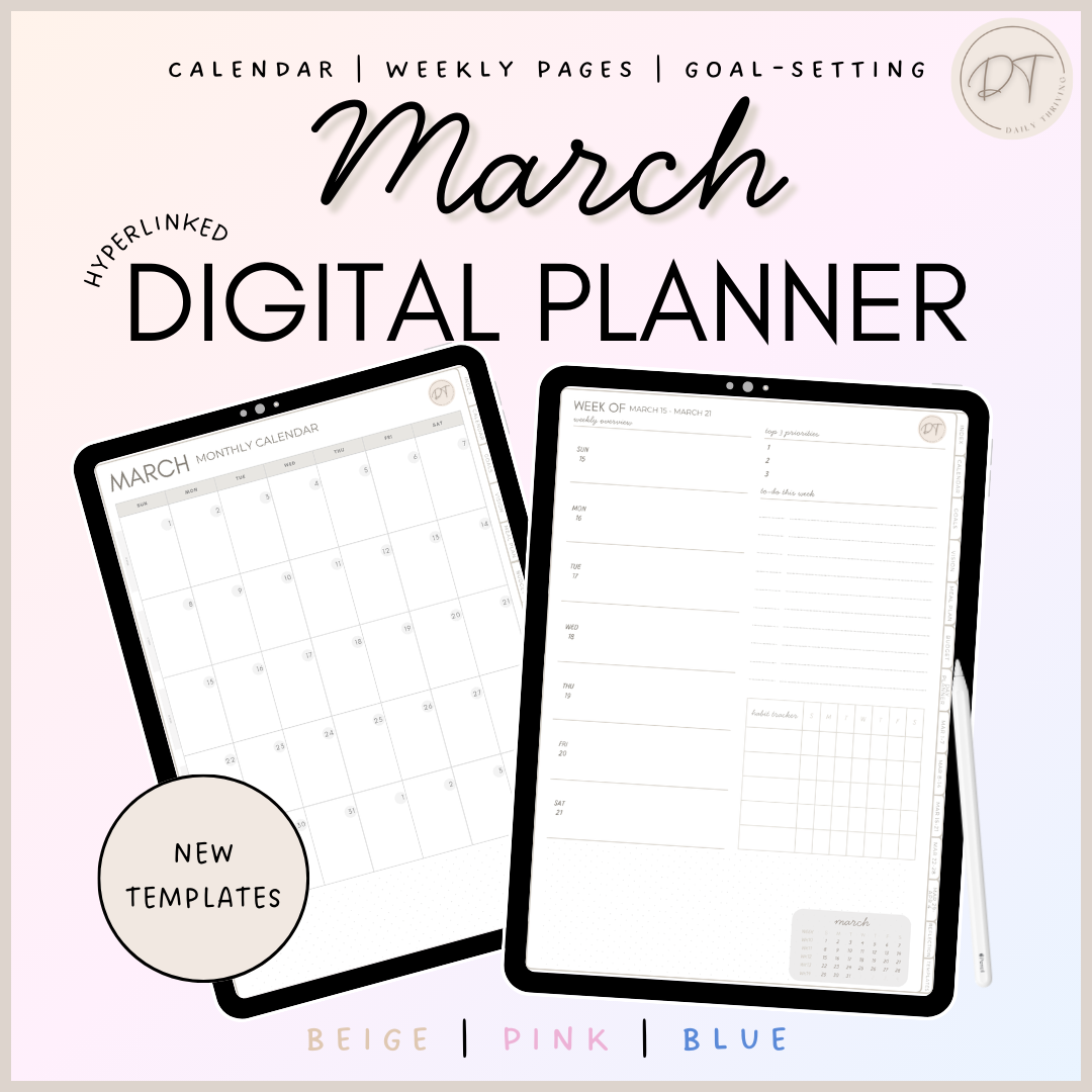 March Digital Planner thumbnail