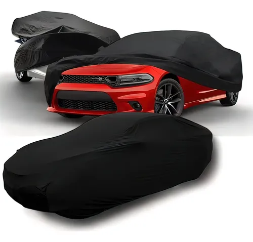 Capa De Cobrir Carro Lycra Tecido Proteção Sol Poeira Riscos thumbnail