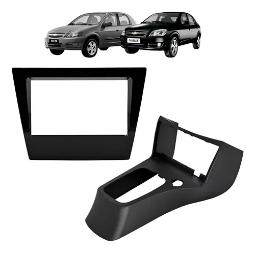 Moldura Painel 2 Din Multimidia Dvd Mp5 Gm Celta G2 thumbnail
