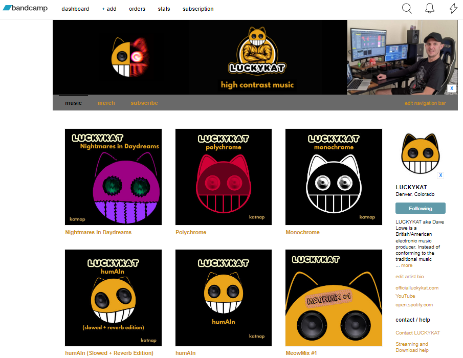 Support my music on Bandcamp thumbnail