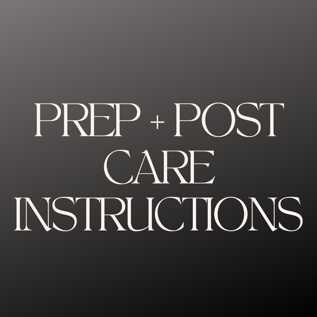 PREP + AFTER CARE INSTRUCTIONS thumbnail