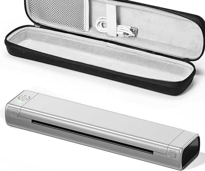 Phomemo M08F Stampante Portatile - Stampante Mobile Inkless Bluetooth Supporto carta A4 - Stampante termica compatta senza inchiostro, Compatibile con telefoni e laptop con 1 scatola : Amazon.it: Informatica thumbnail