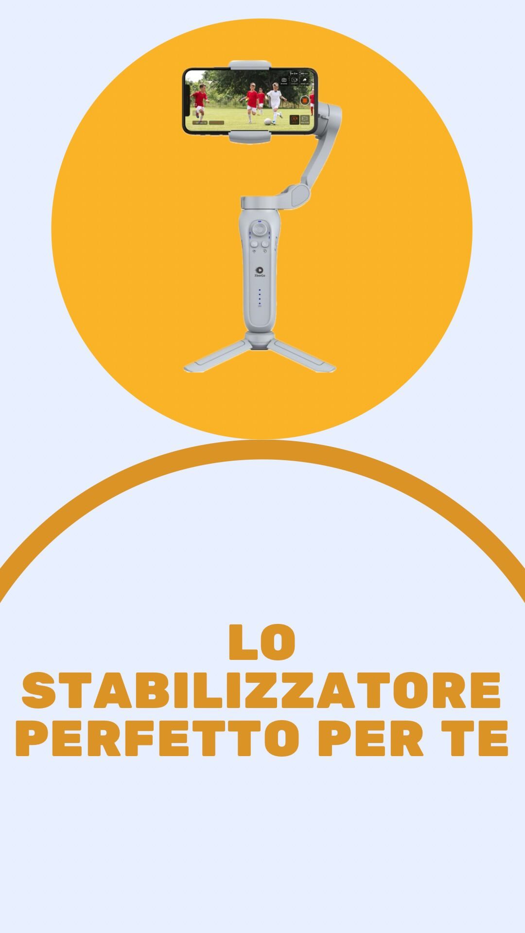 La stabilizzazione perfetta.
XBOTGO AI Sports Gimbal, Gimbal Sportivo Automatico per il Tracking di Squadra, Stabilizzat