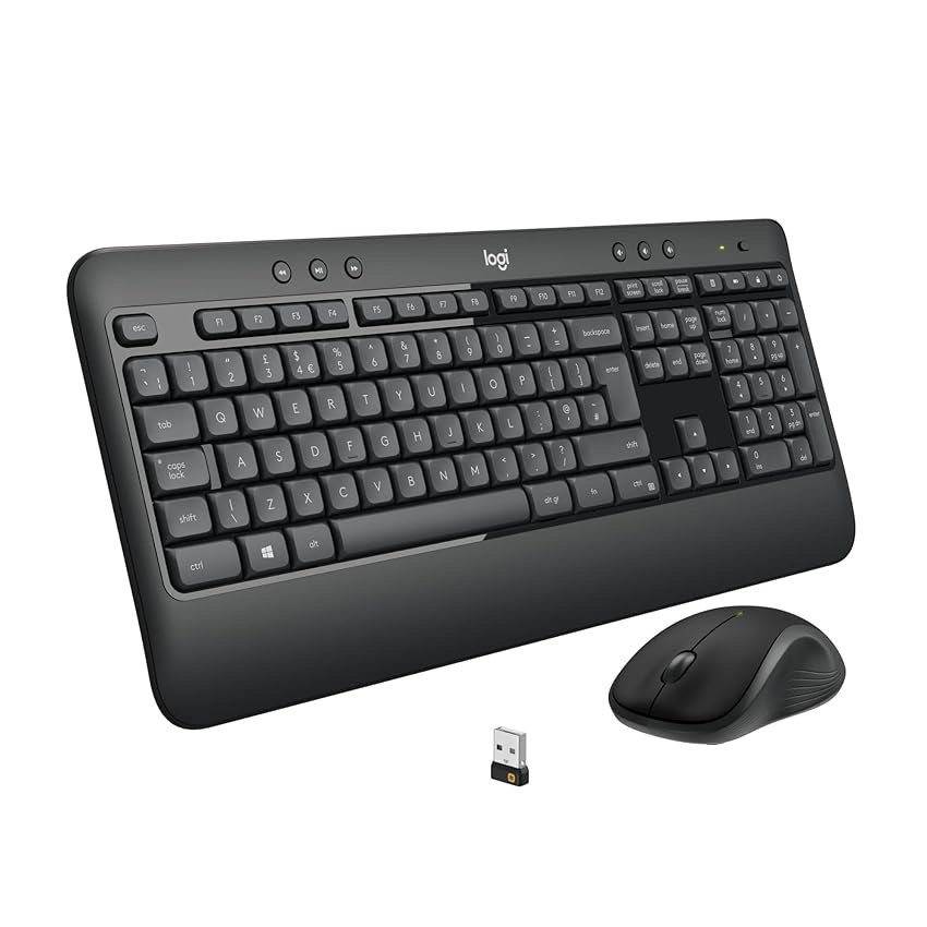 -44% Scontata Logitech MK540 Advanced Combo Tastiera e Mouse Wireless per Windows, Ricevitore USB Unifying 2,4 GHz, Tasti di Scelta Rapida Multimediali, Durata Batteria di 3 Anni, PC, Laptop, - Nero : Amazon.it: Informatica thumbnail