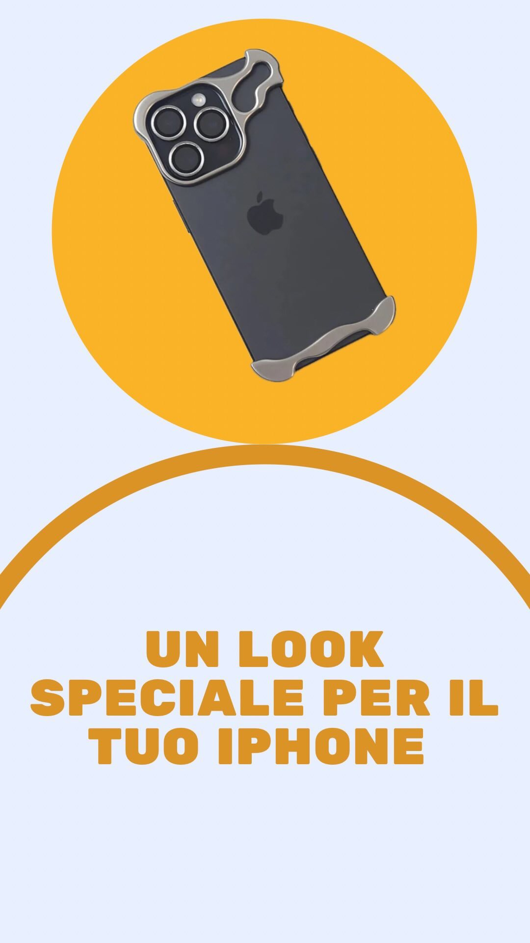Stupisci i tuoi amici..
 Con questa cover in metallo ultraleggero e nello stesso tempo resistente. 
• Peso:

< 20 grammi