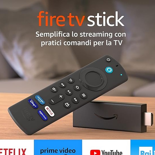 Amazon Fire TV Stick con telecomando vocale Alexa (con comandi per la TV) | Streaming in HD : Amazon.it: Elettronica thumbnail