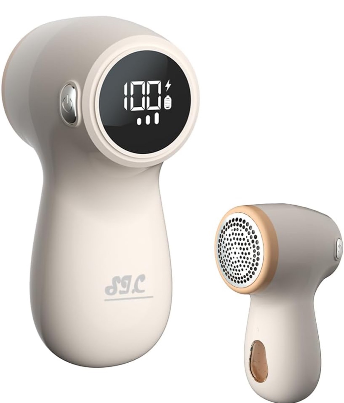 Levapelucchi elettrico, Rimuovi pelucchi, portatile, ricaricabile, ergonomico, compatto, facile da pulire, efficiente, ideale per abbigliamenti e tessuti delicati(Biege) : Amazon.it: Casa e cucina thumbnail