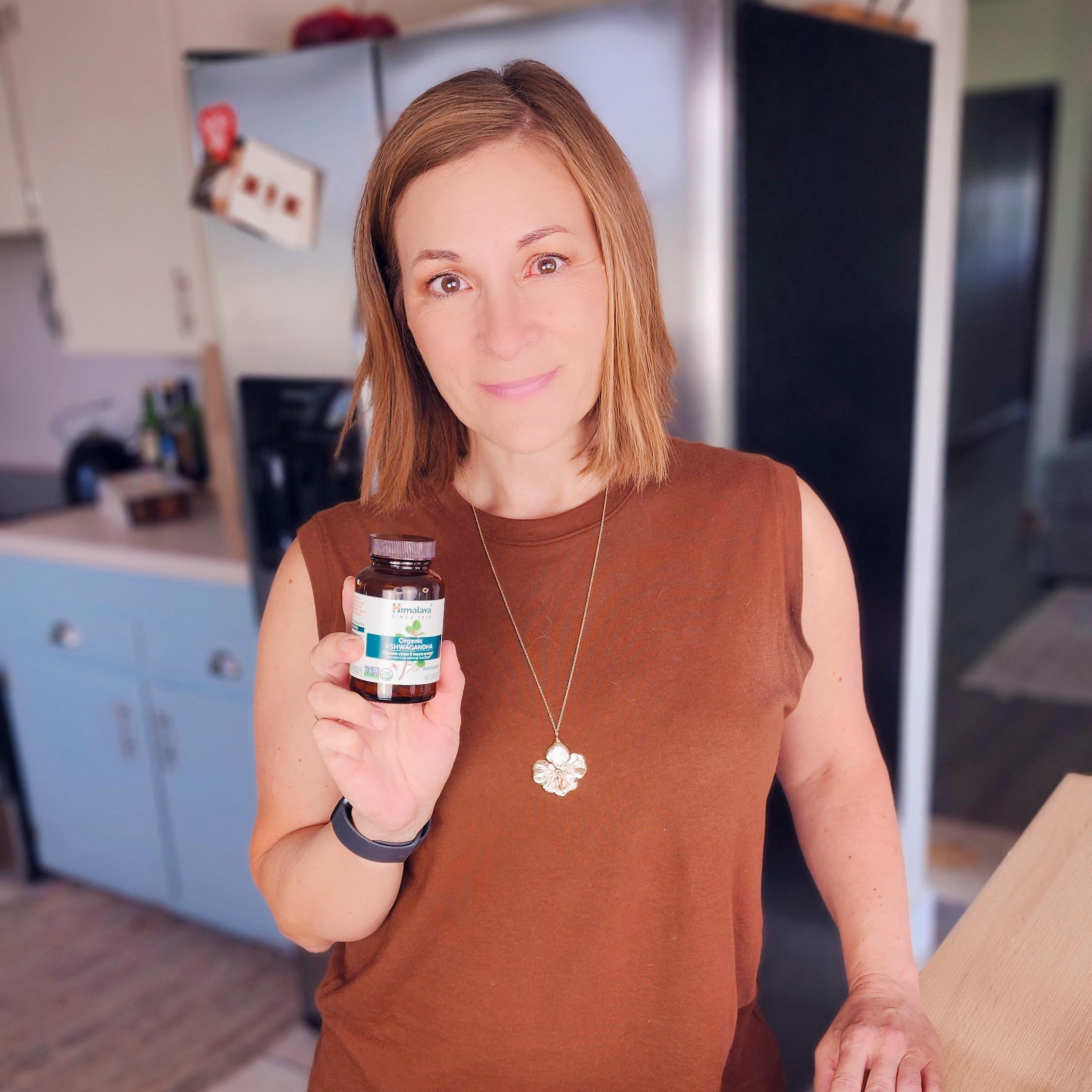 Amazon.com: Himalaya Organic Ashwagandha, 60 Day Supply, Herbal Supplement for Stress Relief, Energy, Occasional Sleeplessness, Additive Free, Organic, Non-GMO, Vegan, Gluten Free, 670 mg, 60 Caplets : Health & Household thumbnail