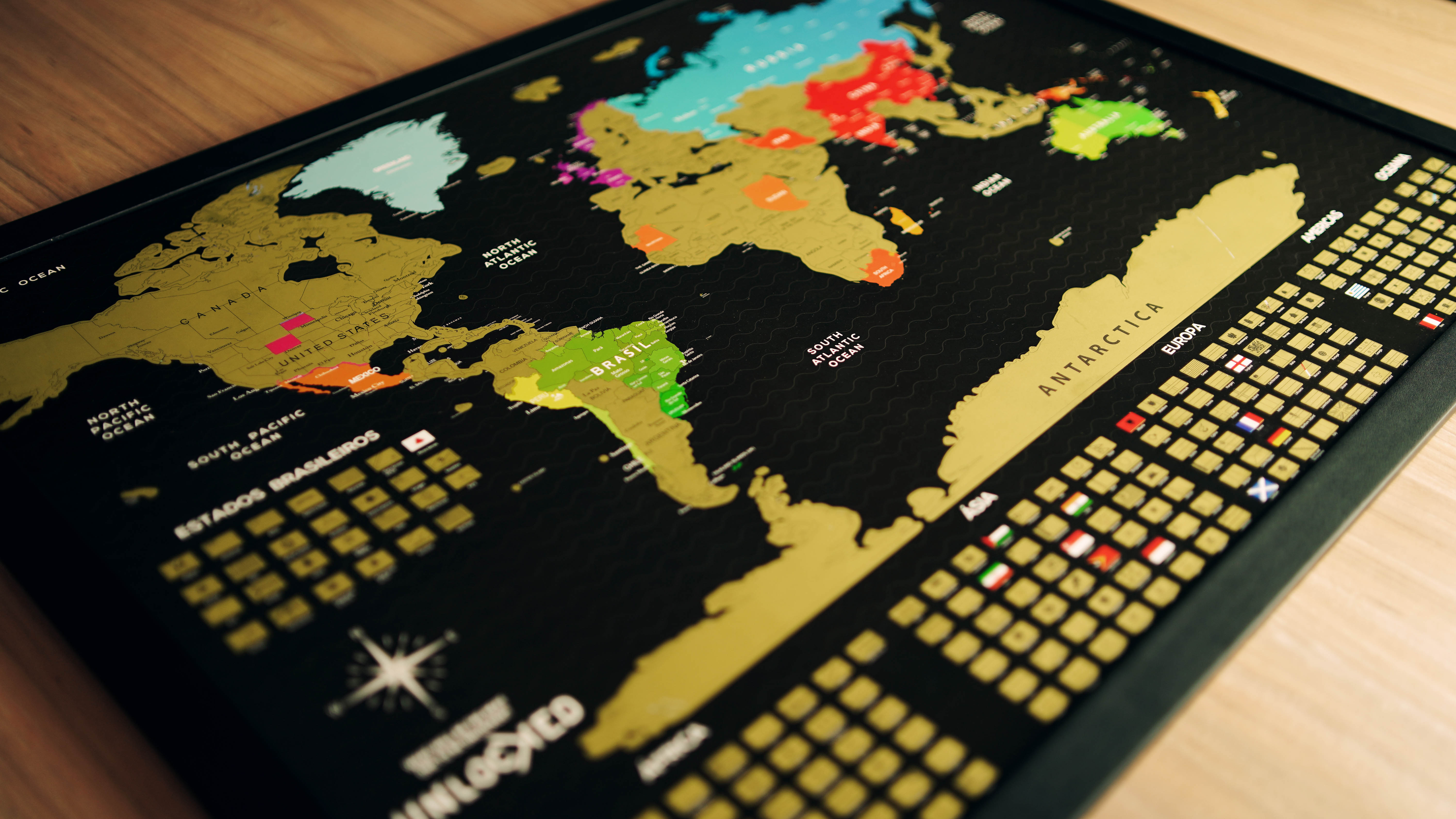 Mapa de raspadinha *DECORAÇÃO thumbnail