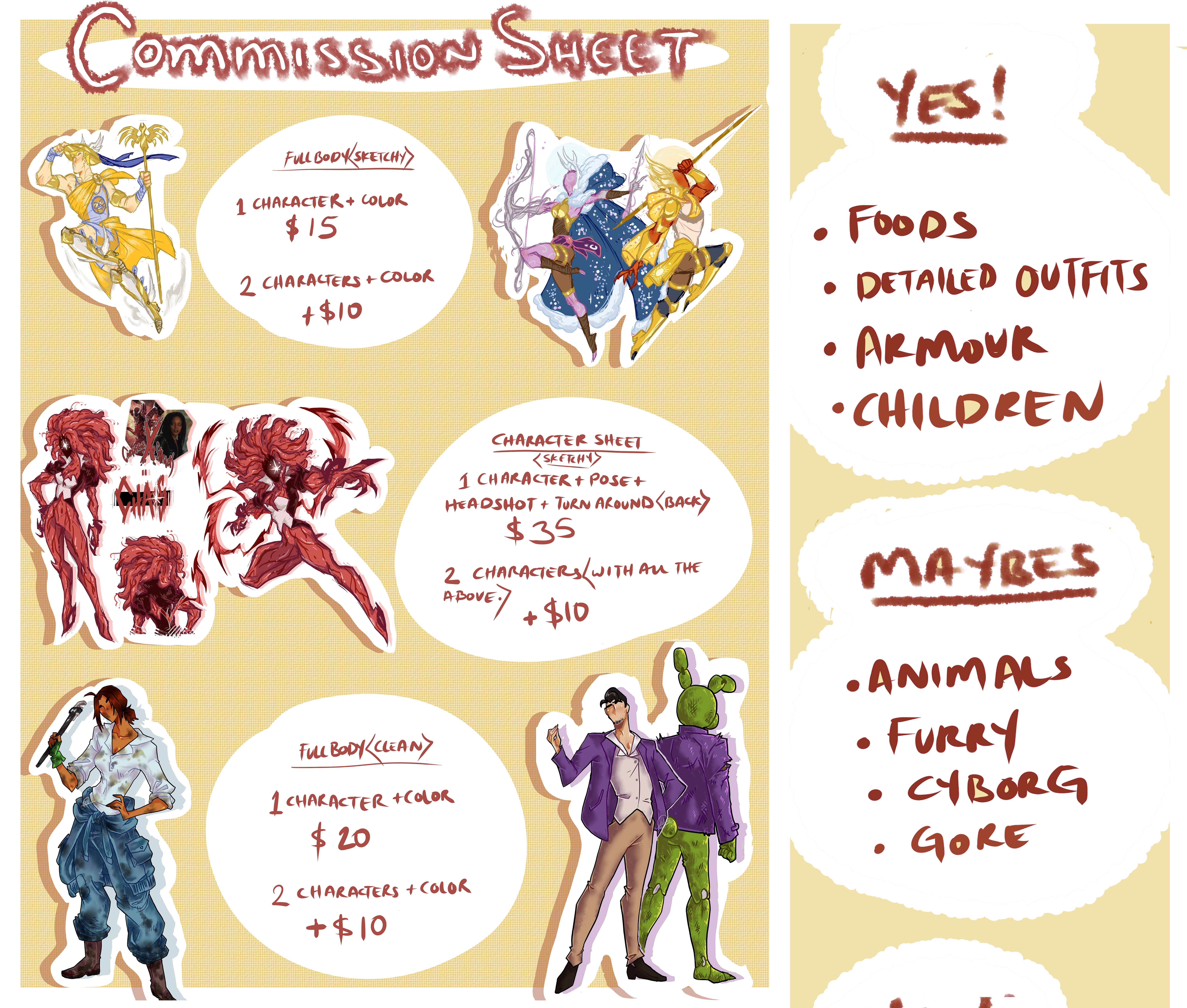 Commission Sheet thumbnail