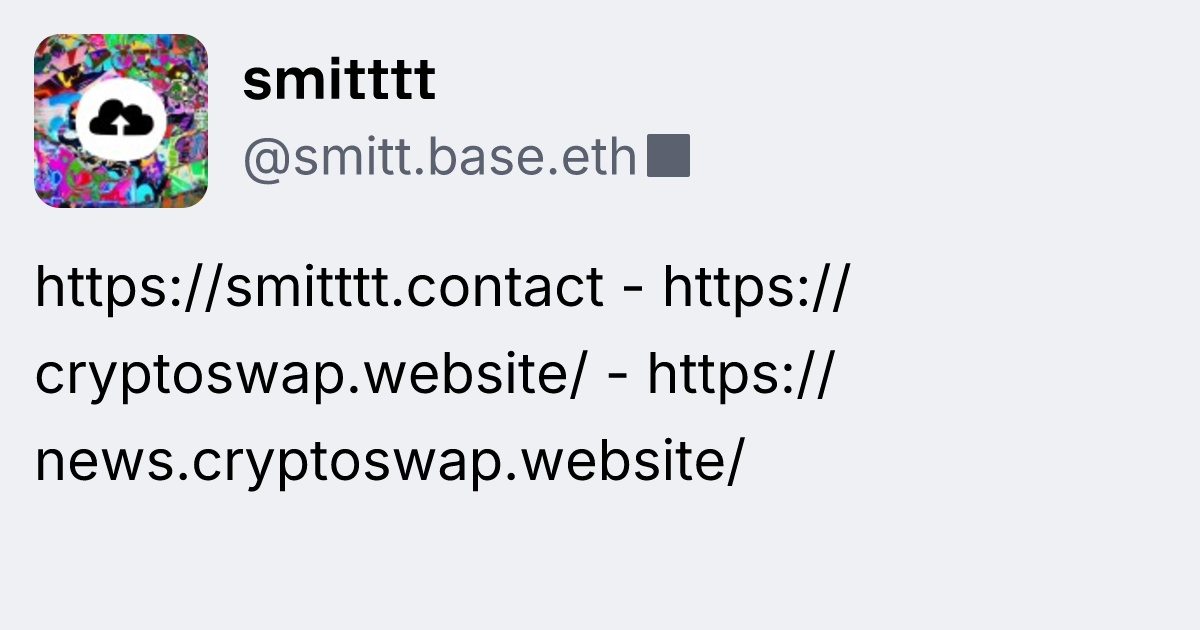 smitttt (@smitt.base.eth) thumbnail