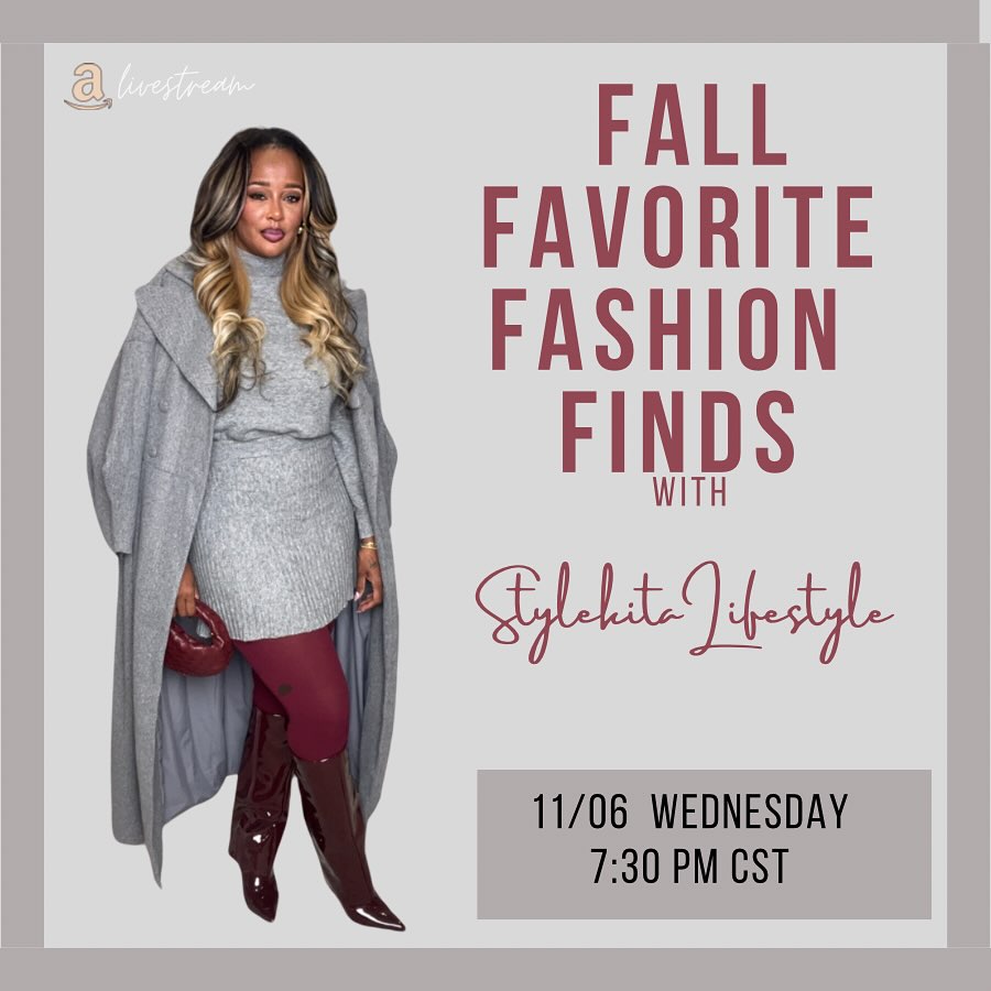 Hey, Babes!!! I will be on Amazon Live tonight at 7:30 pm CST!! Come check out my Fall Fashion Favorites @amazonfashion.