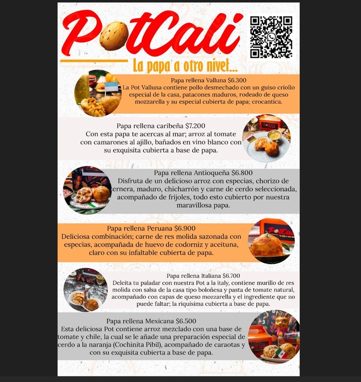 Visita nuestro menú para que te antojes.

🚨Vé!!! Cómete una, y verás …🚨
📍Servicio a domicilio dentro de la ciudad de Cal