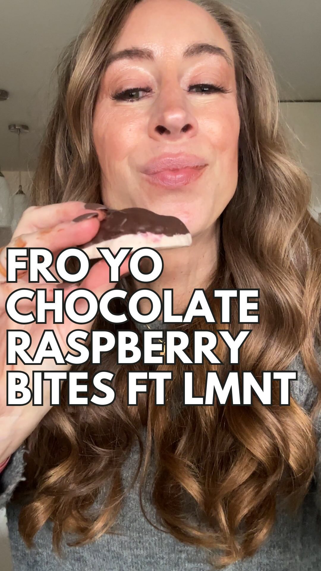 FROZEN YOGURT CHOCOLATE RASPBERRY BITES featuring @drinklmnt 🍫 (It’s not really a recipe, so may the odds be ever in you