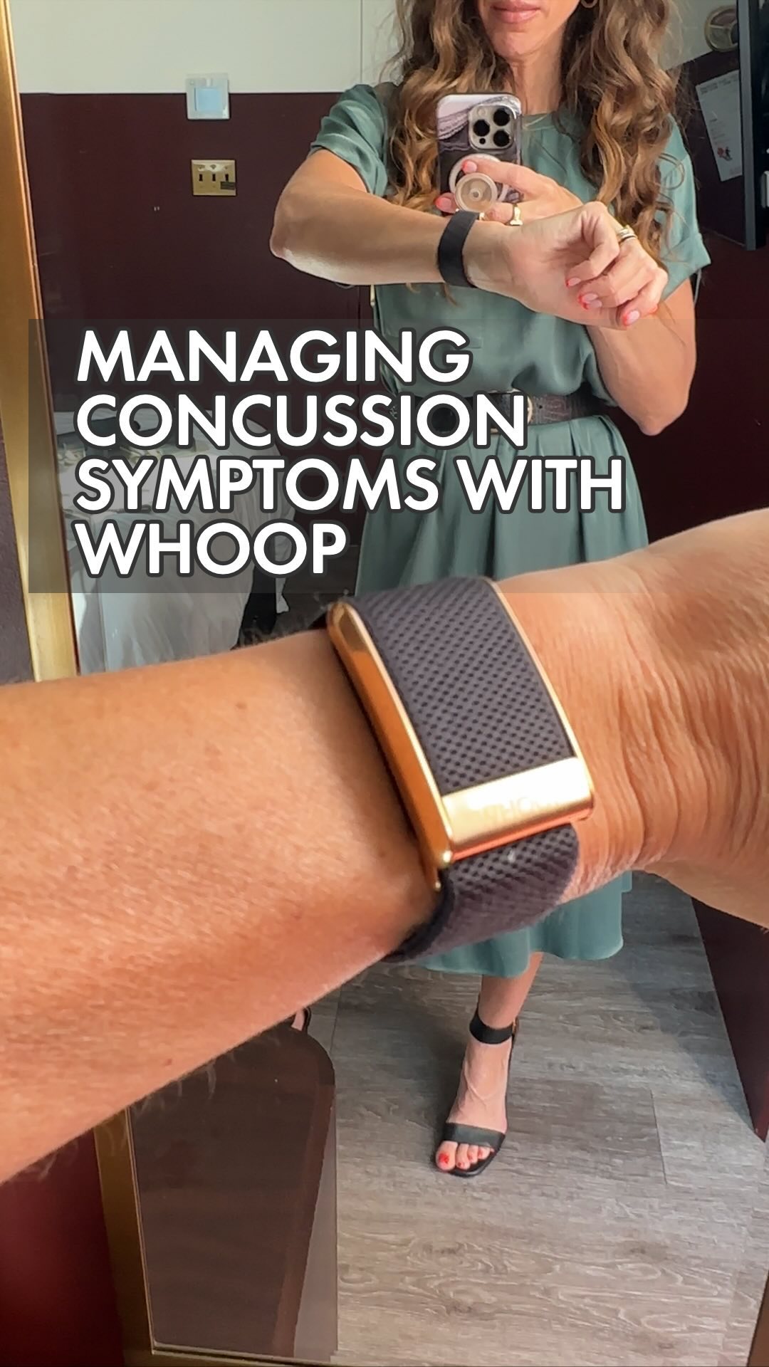 My concussion symptoms and POTS are infinitely easier to manage, thanks to @whoop. 🙏 

This little band helps me plan my