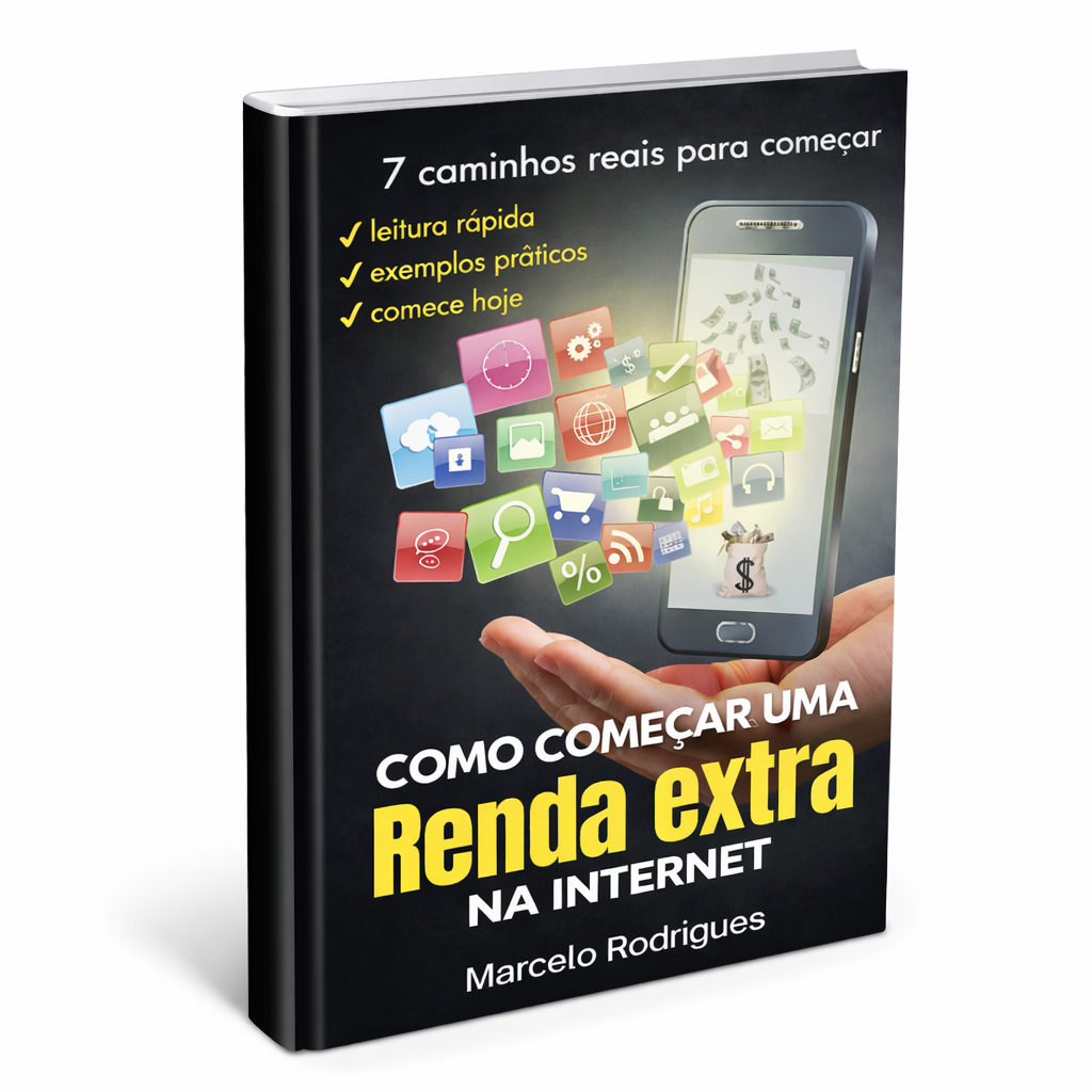 Como Começar uma Renda Extra na Internet - 7 Caminhos Reais para Começar - Marcelo Rodrigues - Dicas de Saber e Crescer | Hotmart thumbnail