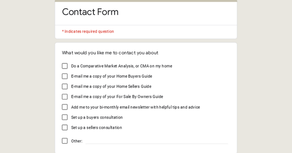 Contact Form thumbnail