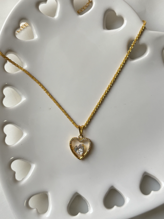 Colar coração ponto de luz  thumbnail