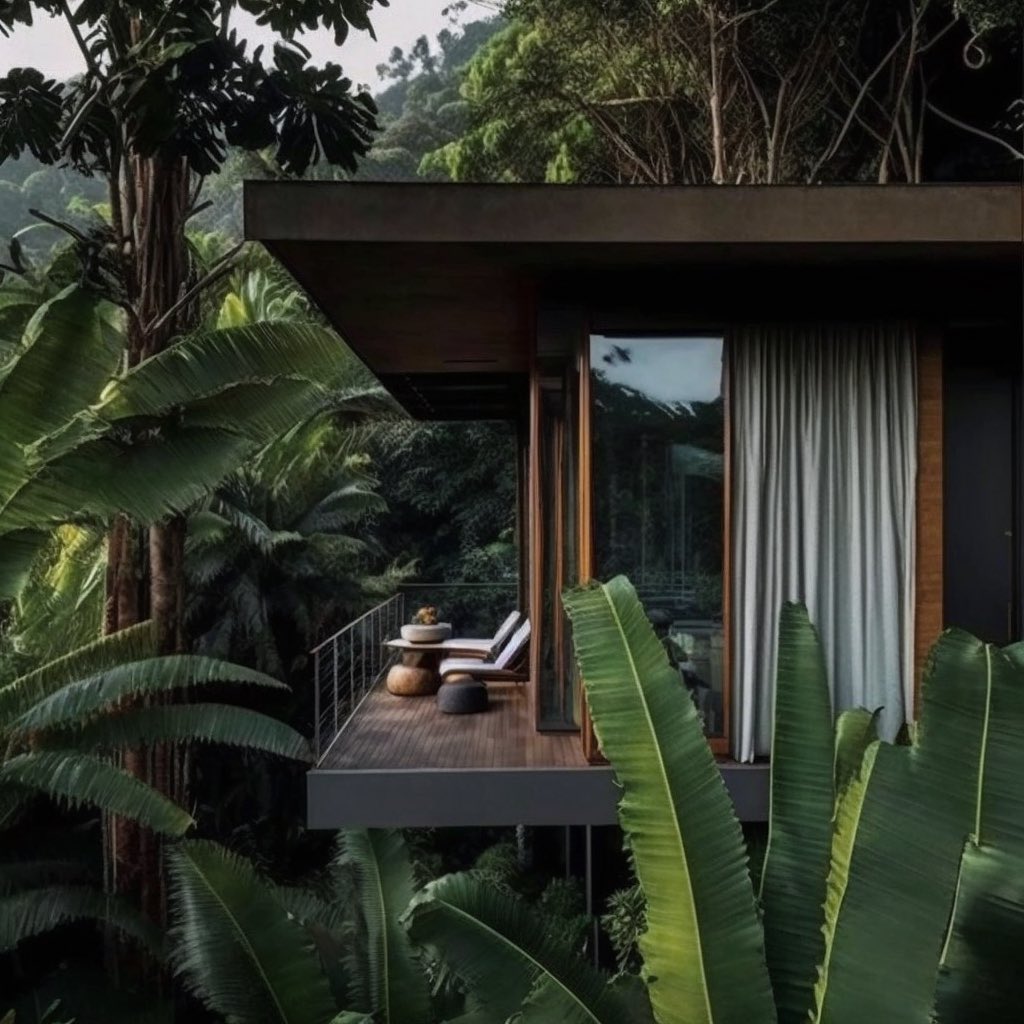 Casa en el bosque 🌱
 

Designed by @sohabitats 

 

 

#tropical #tropicalvibes #greenarchitecture #tropicalarchitecture
