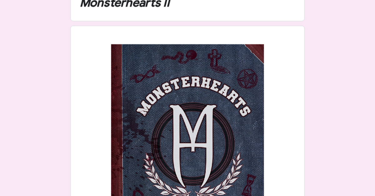 Monsterhearts II thumbnail