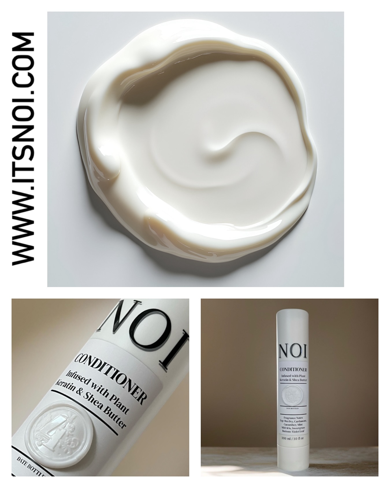 Experience the ultimate in nourishment with our Noi Conditioner, infused with Plant Keratin and Shea Butter. This luxuri