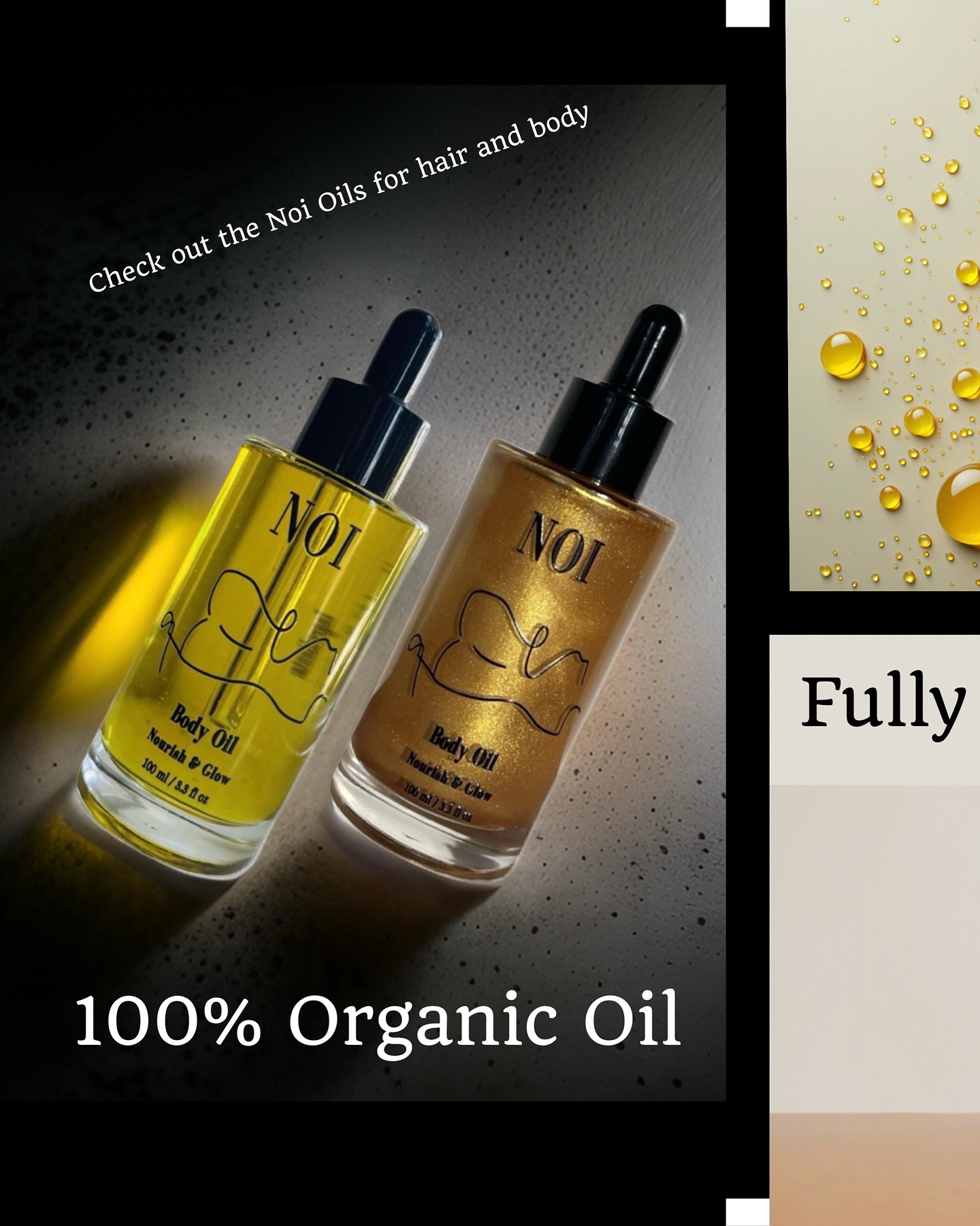 Discover the next level of self-care with Noi’s customizable hair and body oils. Made from organic, high-quality ingredi