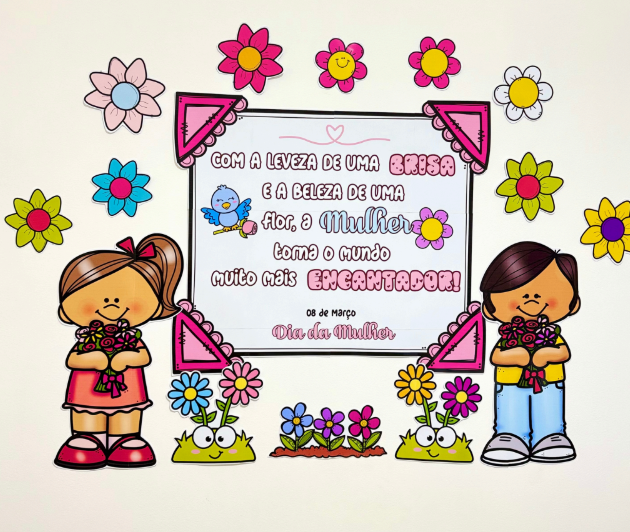 PAINEL E LEMBRANCINHA DIA DA MULHER  thumbnail