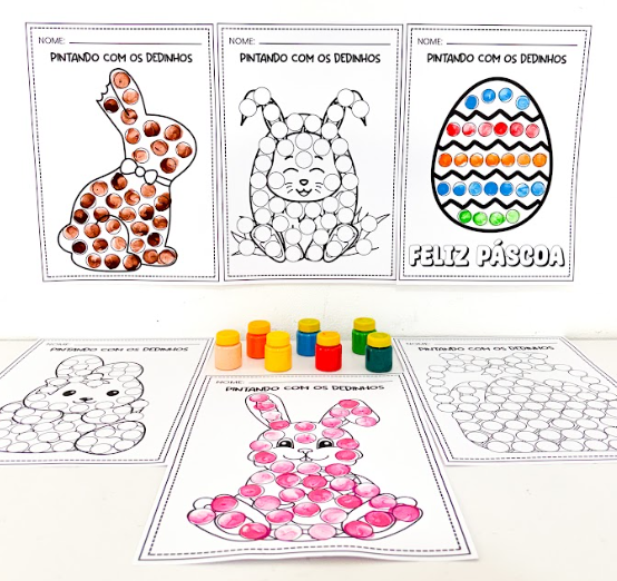 PINTANDO COM OS DEDINHOS - PÁSCOA  thumbnail