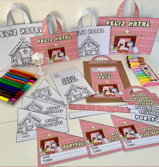 Kit Capas de Atividades - Natal Cristão thumbnail