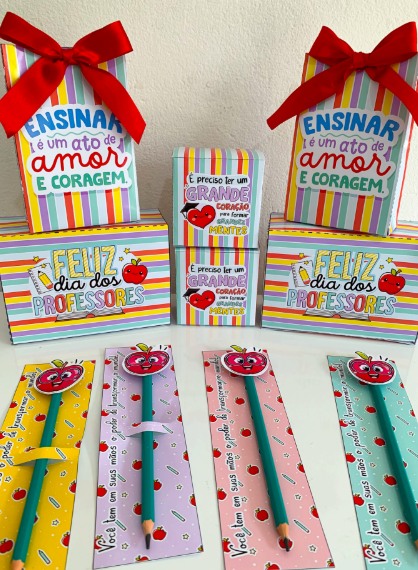 Kit de Lembrancinhas para o Dia dos Professores. thumbnail