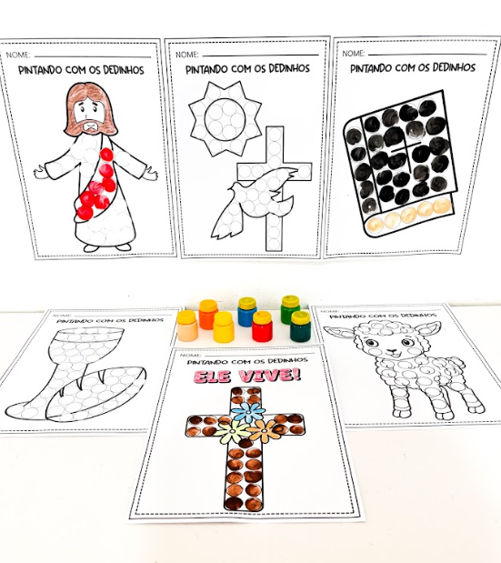 PINTANDO COM OS DEDINHOS - PÁSCOA CRISTÃ  thumbnail