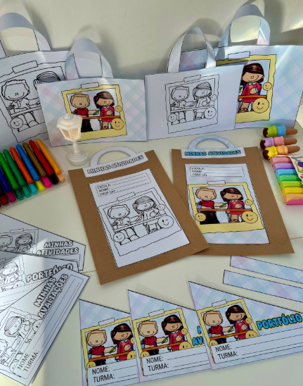 Kit Capas de Atividades - Escola thumbnail