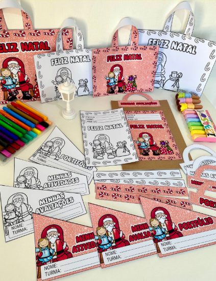 Kit Capas de Atividades - Papai Noel thumbnail