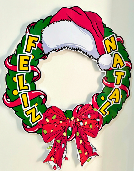 Decoração para Bambolê - Feliz Natal thumbnail