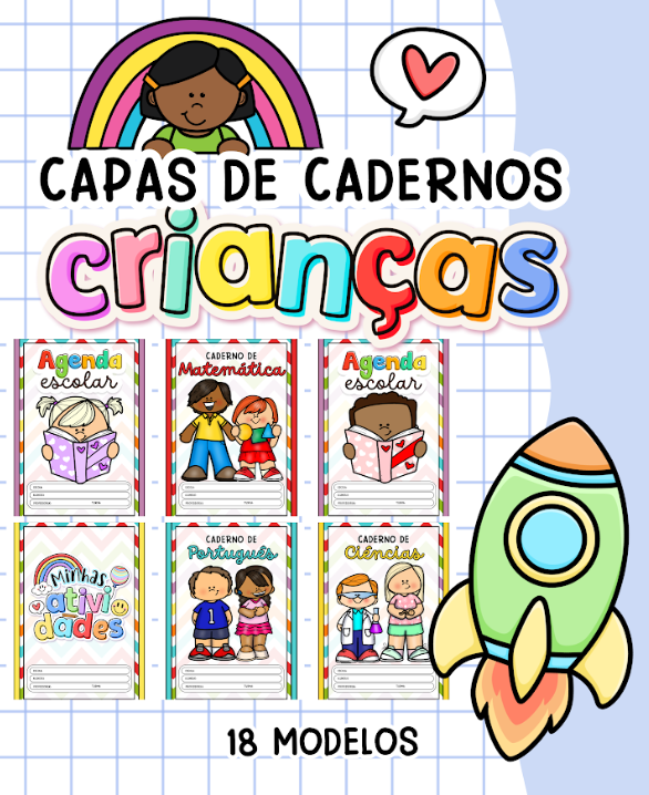 CAPINHAS DE CADERNO - KIDS thumbnail