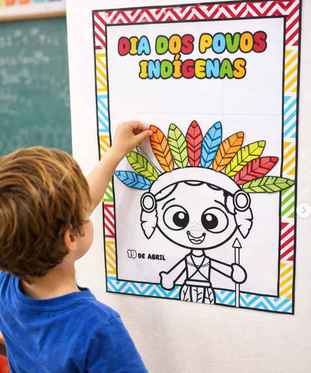 CARTAZ COLABORATIVO - DIA DOS POVOS INDÍGENAS  thumbnail