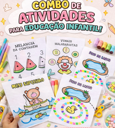 COMBO 10 ATIVIDADES - COORDENAÇÃO MOTORA  thumbnail