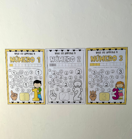 KIT CARTAZ NUMERAIS DE 01 A 10 thumbnail