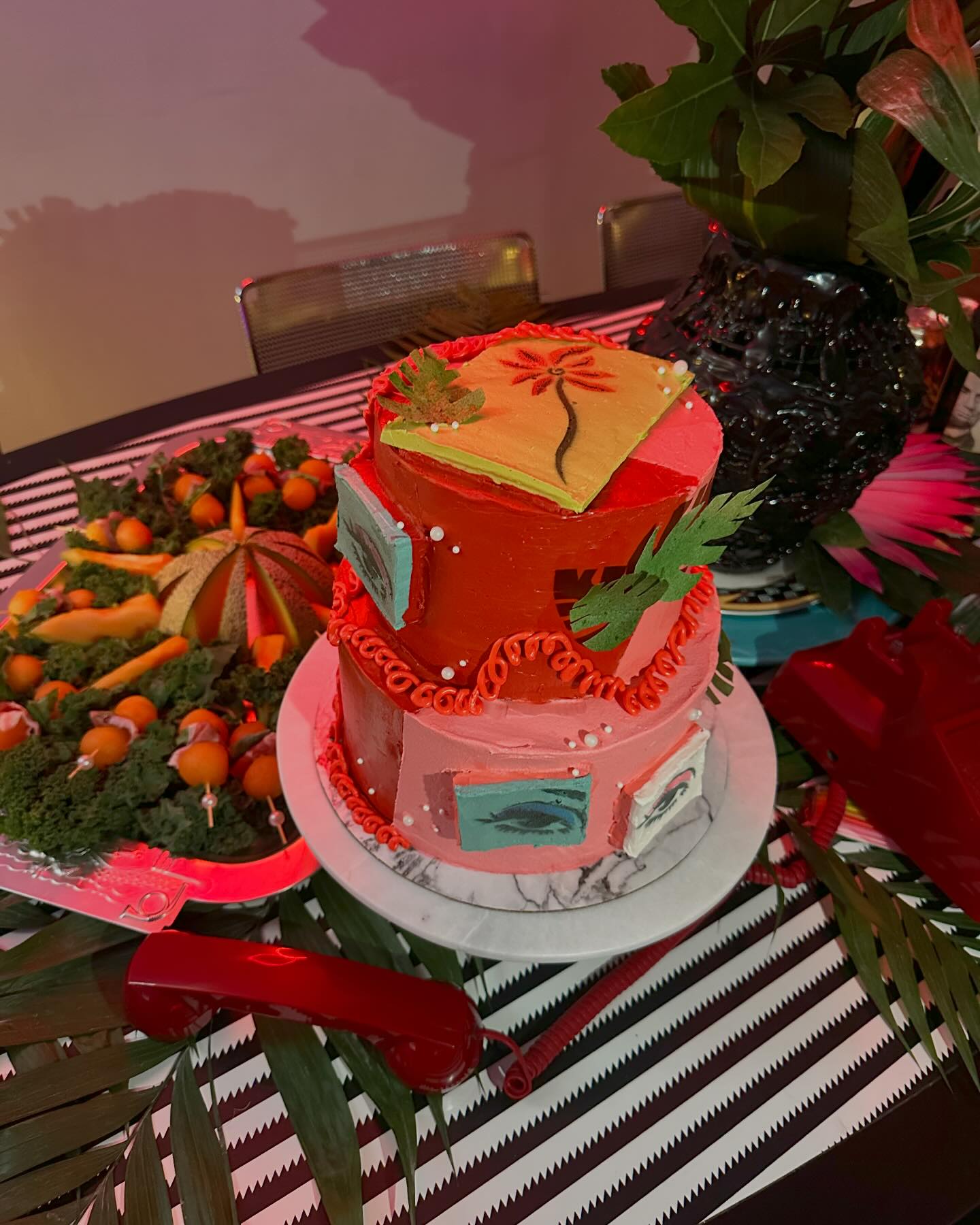 Women on the Verge of 40 cake and snacks for @ogechinwanyieze ‘s super cute n stylish n secretly shrimp themed but actua